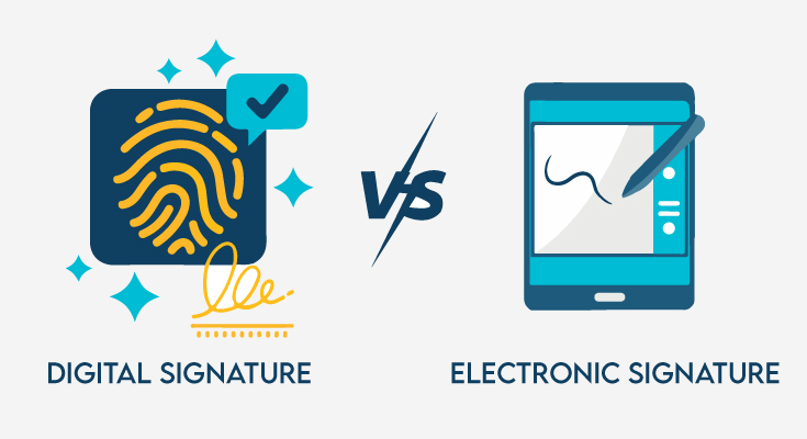 Electronic Signatures vs Digital Signature